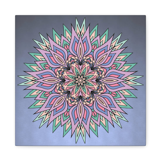 Dream Bloom Mandala Canvas Wall Art Print