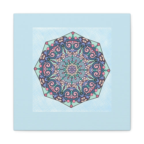 Pastel Mandala Canvas Wall Art